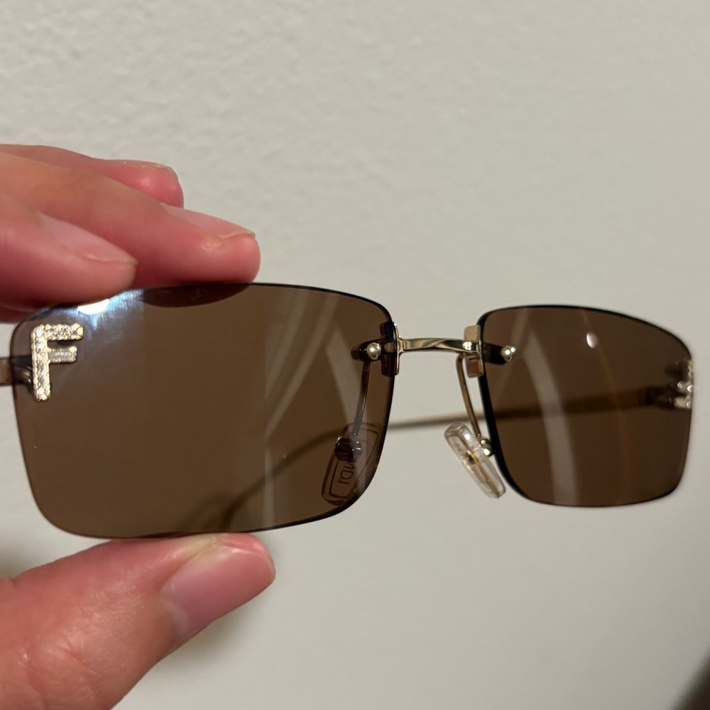 Fendi y2k First Crystal Sunglasses